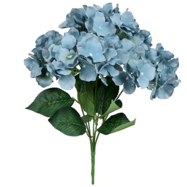 Sztuczny kwiat Bukiet - Hortensja niebieska BOMM 45 cm