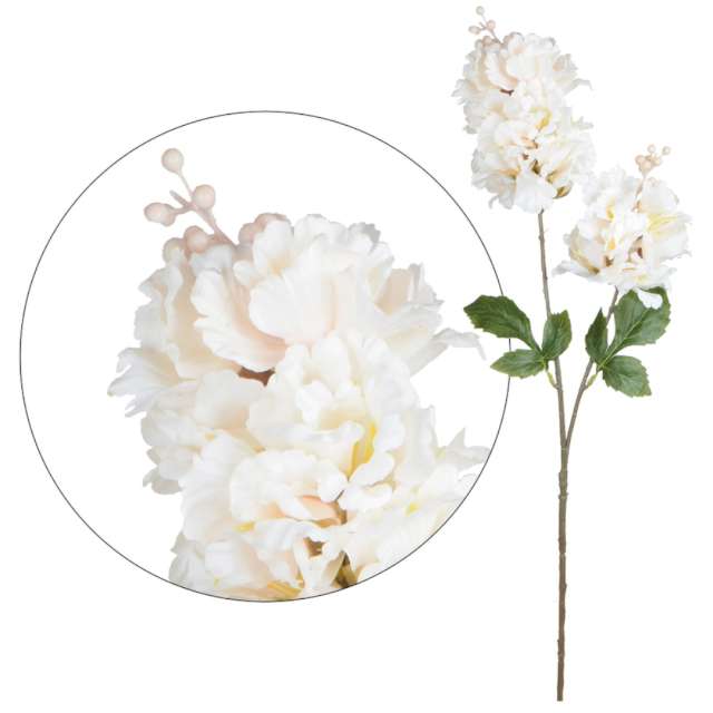 Sztuczny kwiat Gałązka - Hortensja BOMM 85 cm
