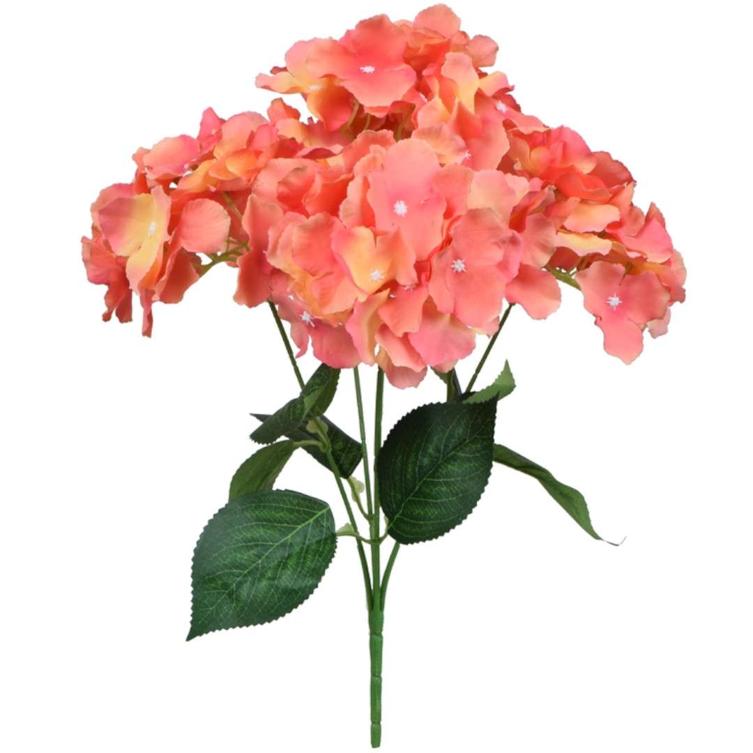 Sztuczny kwiat Bukiet - Hortensja różowa BOMM 45 cm