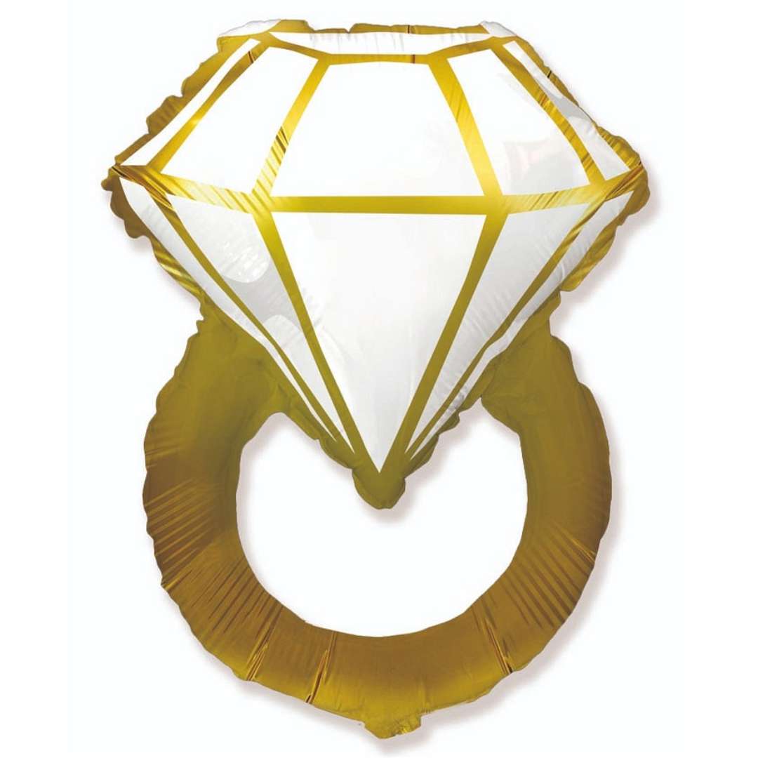 Balon foliowy Złoty Pierścionek Flexmetal 24 SHP