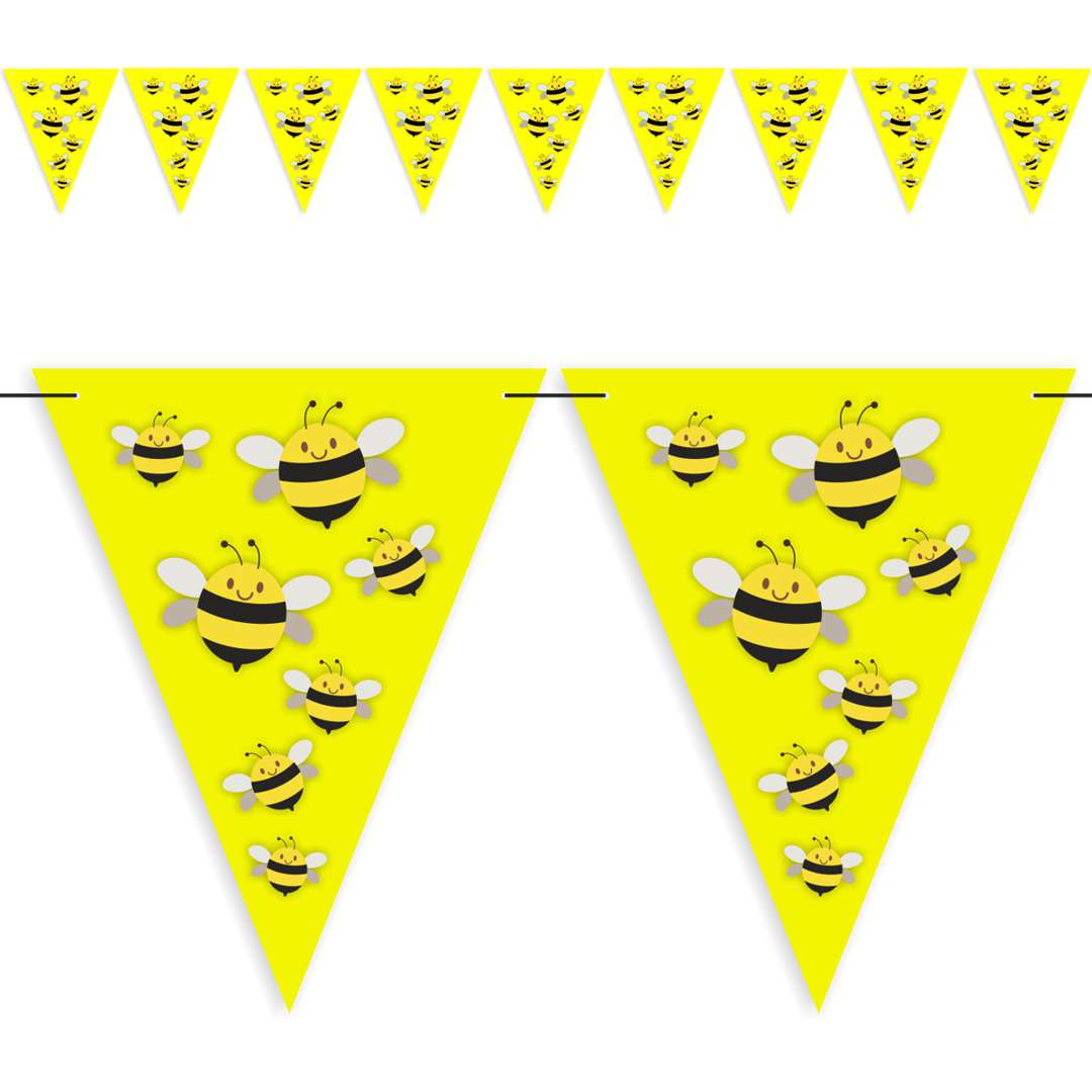 Baner flagi Słoneczne Pszczółki żółty DIY 36 m