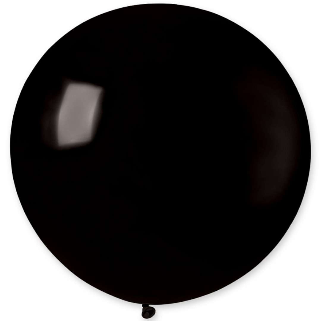 Balon G30 - Pastel Olbrzym 80 cm czarny Gemar 31