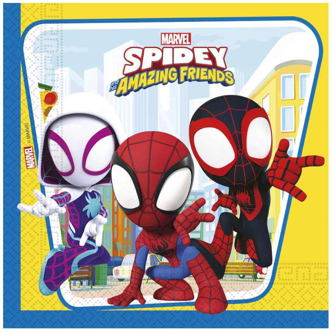 Serwetki Spider Man - Spidey & His Amazing Friends Procos 33 cm 20 szt