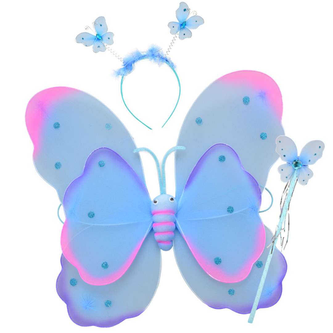 Strój dla dzieci Motylek - wróżka niebieski Arpex