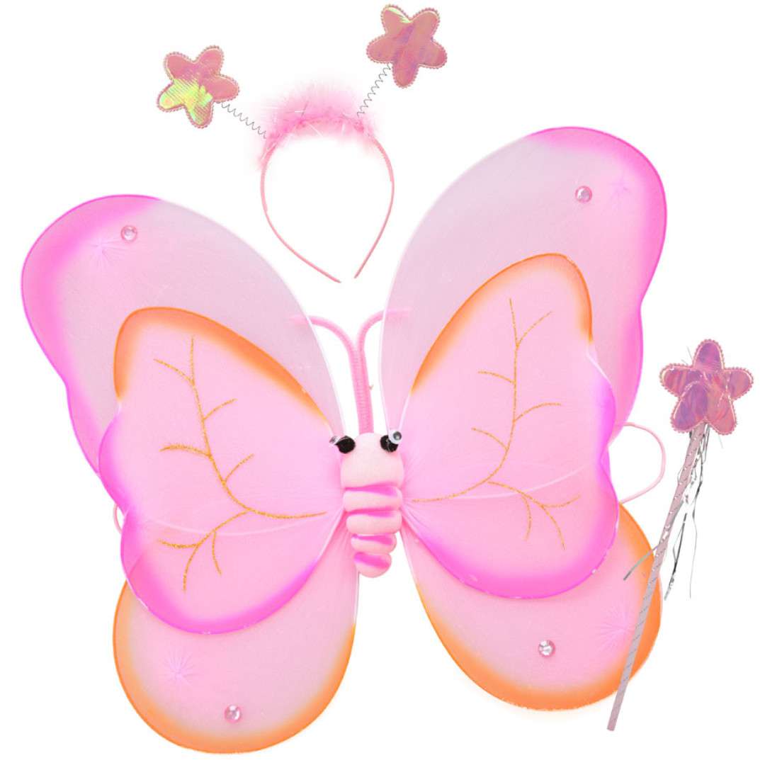 Strój dla dzieci Motylek - wróżka różowy Arpex
