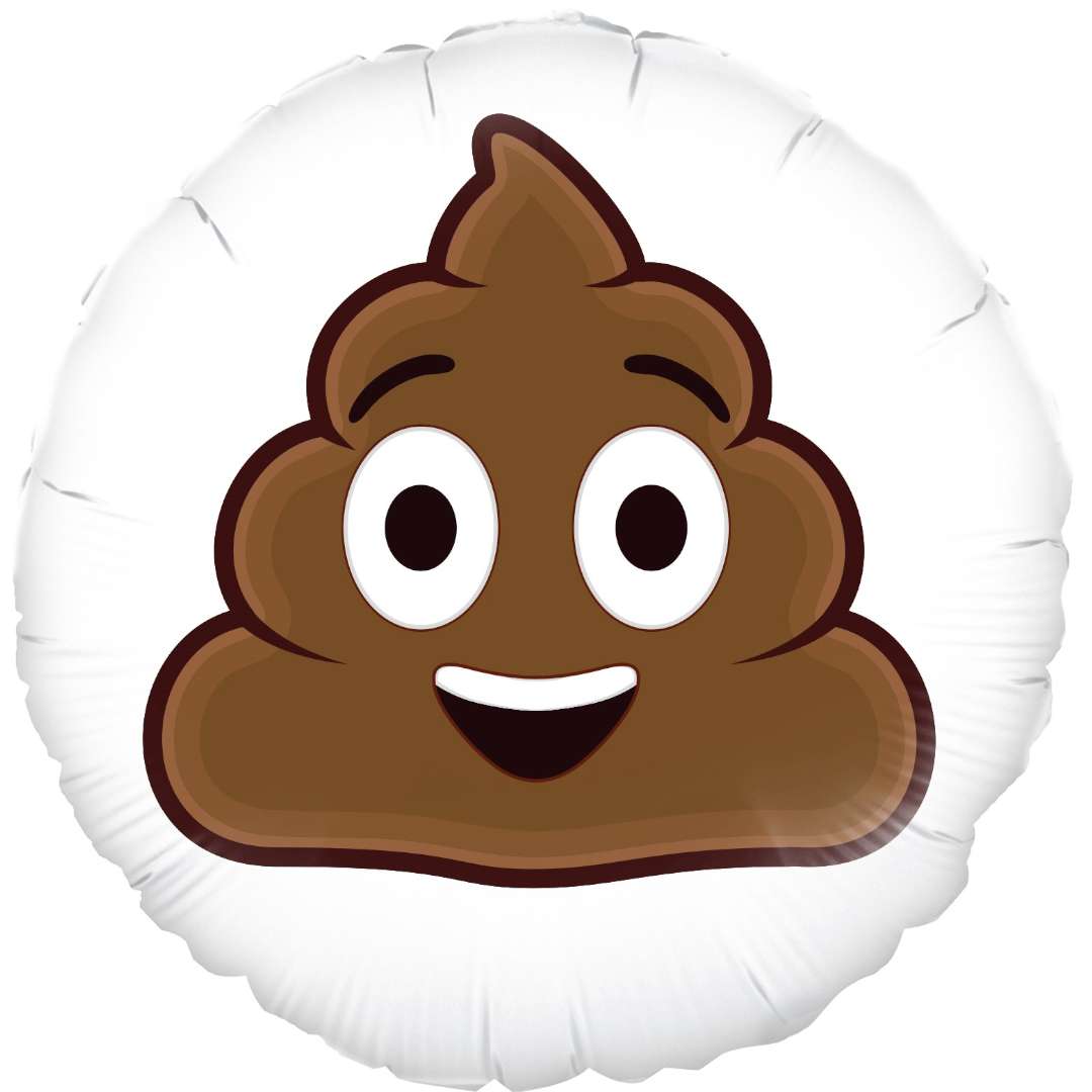 Balon foliowy Poop Emoji Oaktree18 RND