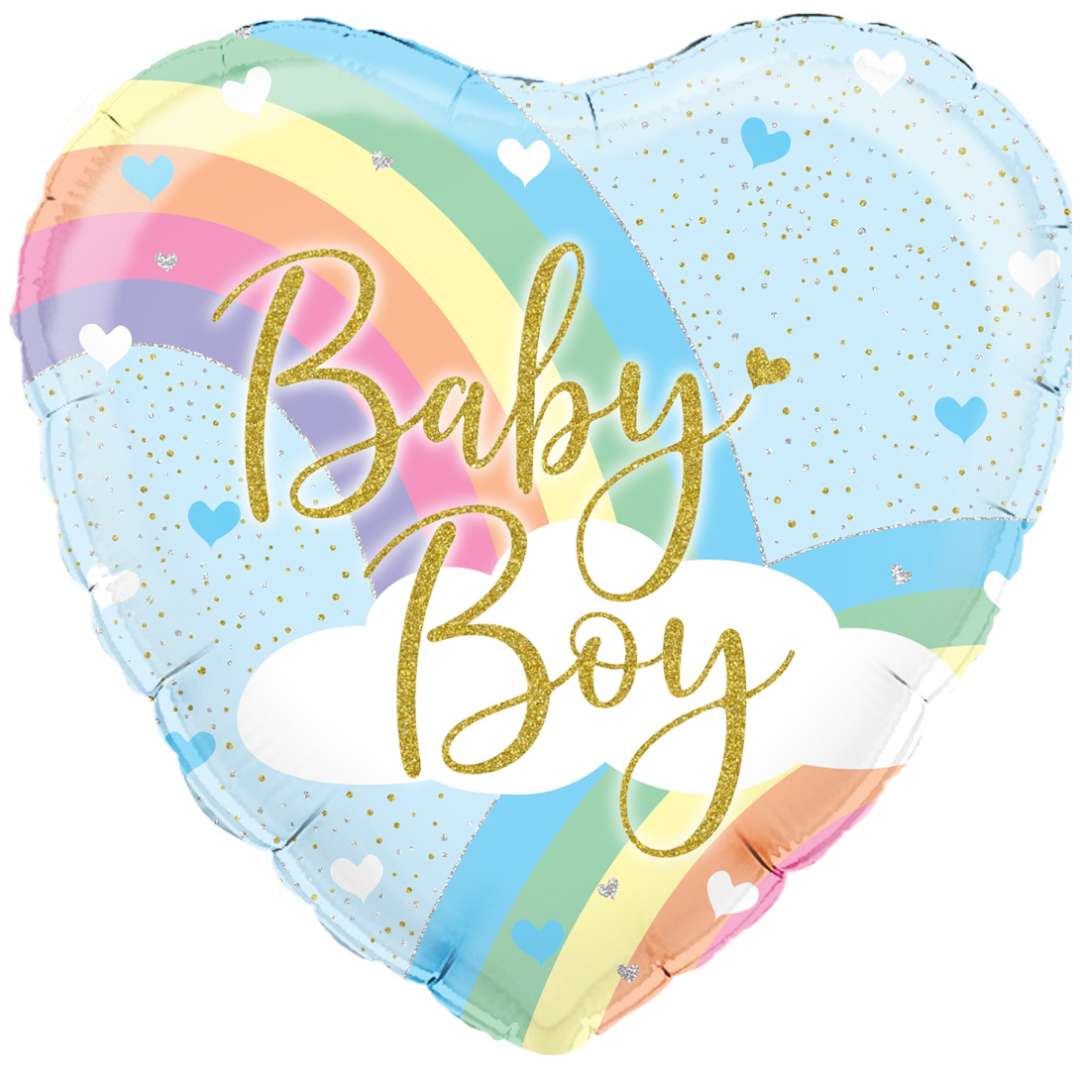 Balon foliowy Baby Shower Boy - tęcza Oaktree 18 HRT