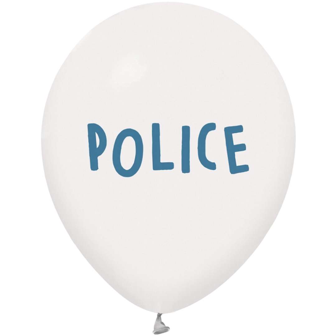 Balony Police - Radiowóz Godan 12 5 szt