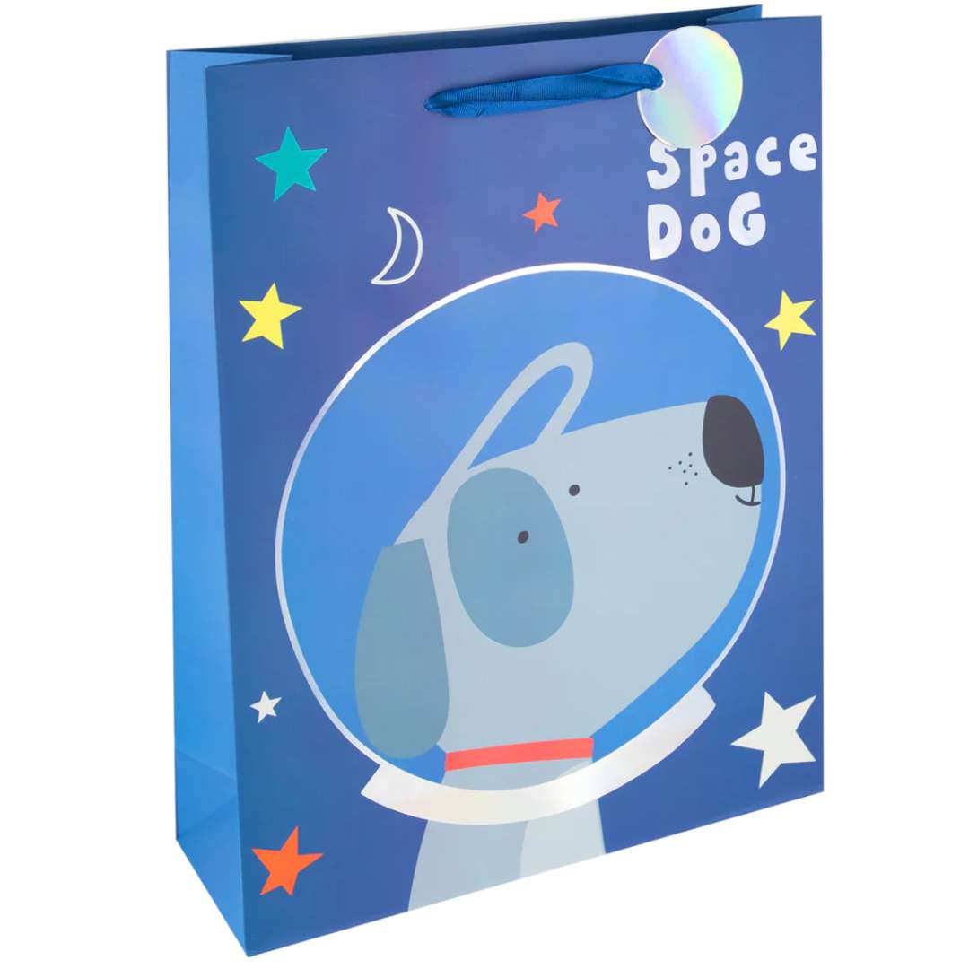 Torebka prezentowa Wyjątkowe Zwierzaki - Pies Astronauta PartyPal 42x32 cm