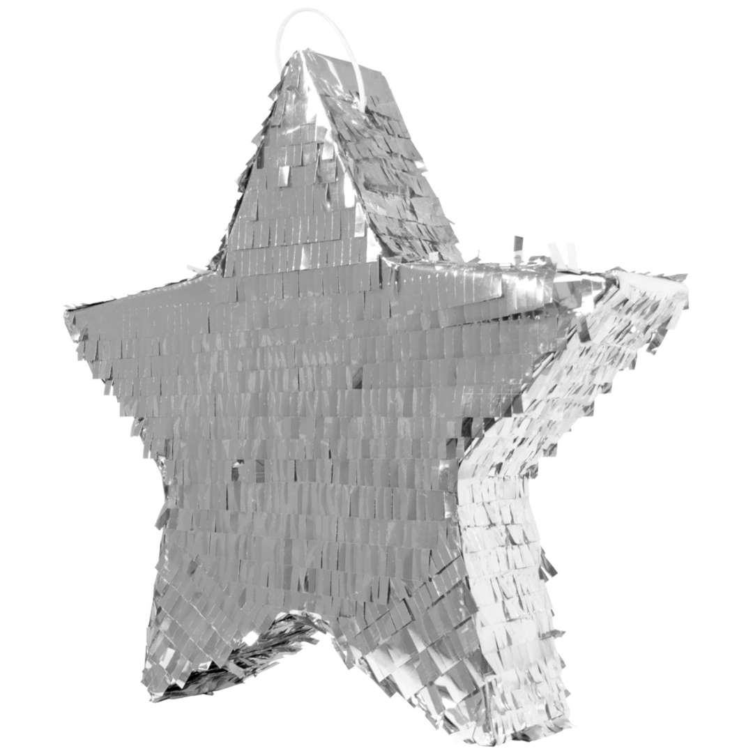 Piniata Gwiazdka srebrny Folat 45x45 cm
