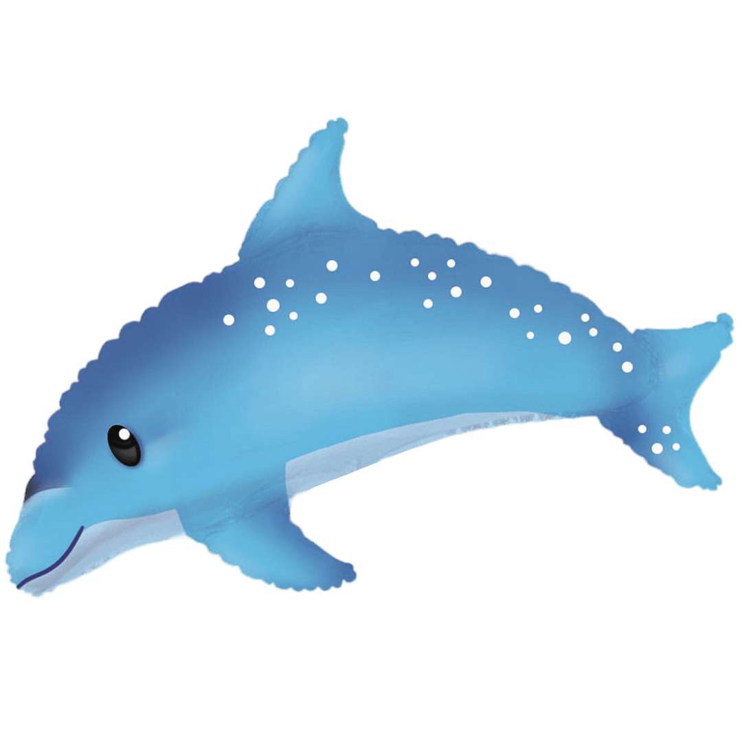 Balon foliowy Słodki Delfin niebieski Flexmetal 24 SHP