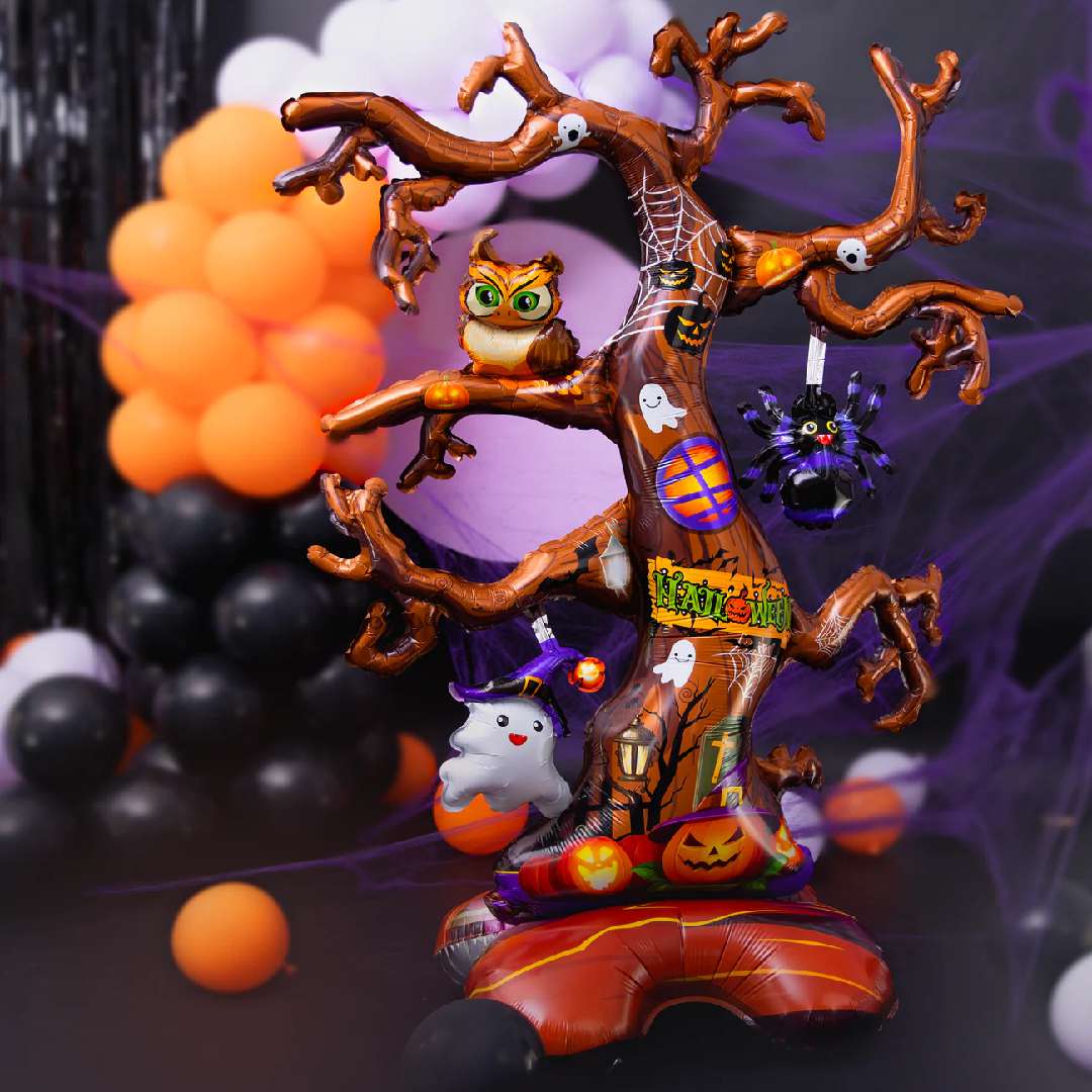 Balon foliowy Drzewo Halloween - stojący PartyPal 63 SHP