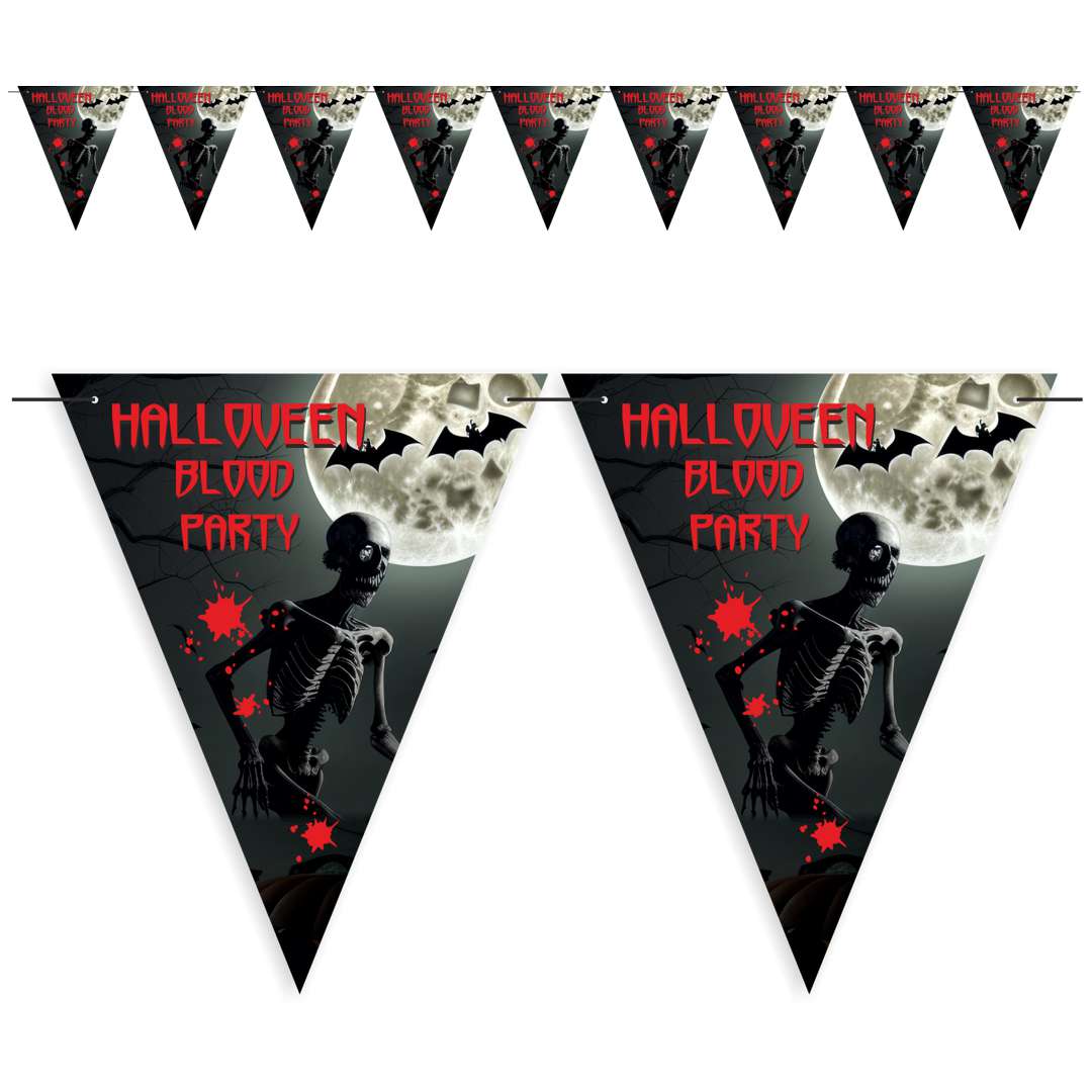 Baner flagi Halloween - Blood party 36 m