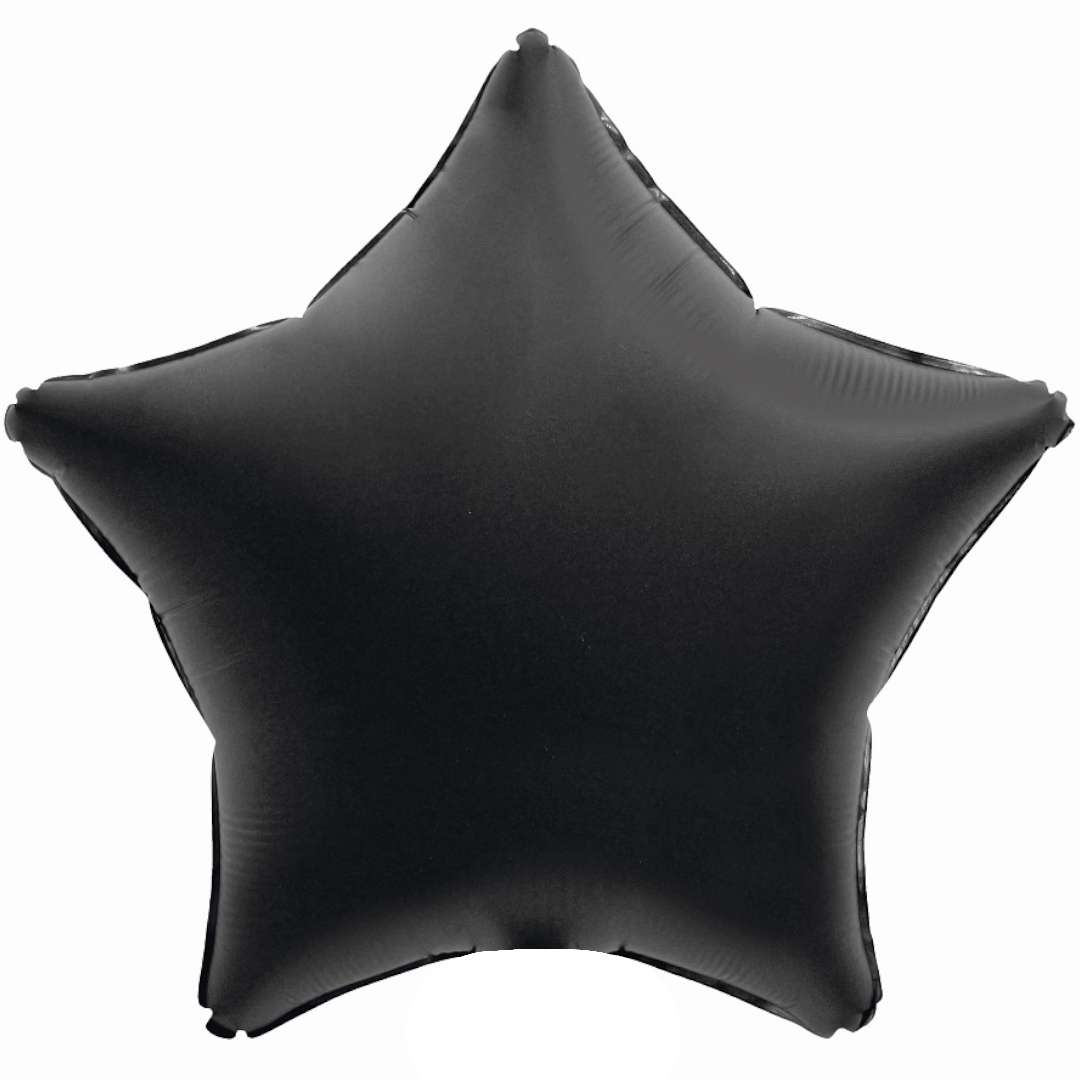 Balon foliowy Gwiazdy - Beauty and Charm czarny Godan 19 STR