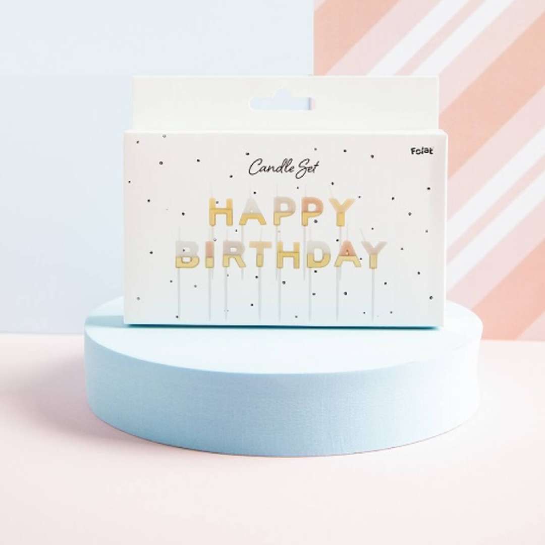_xx_Candle set Happy Birthday Pale Pastels - 2