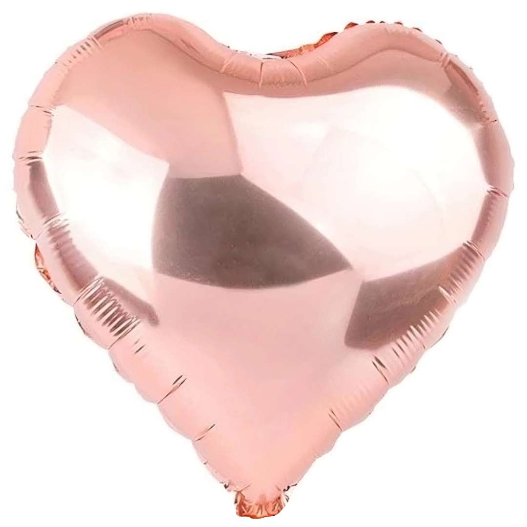 Balon foliowy Serce różowe złoto Jix 18 HRT