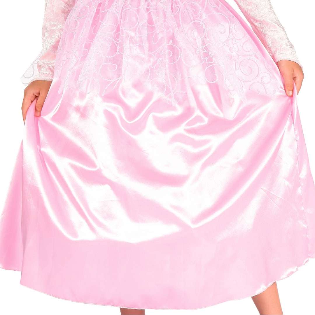 Strój dla dzieci Urocza Księżniczka różowy jasny Godan 110 - 120 cm