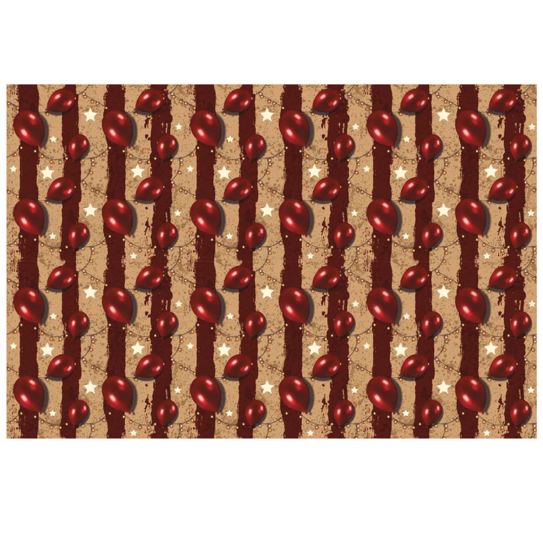 Obrus foliowy Straszny Klaun - Halloween Guirca 137x274 cm