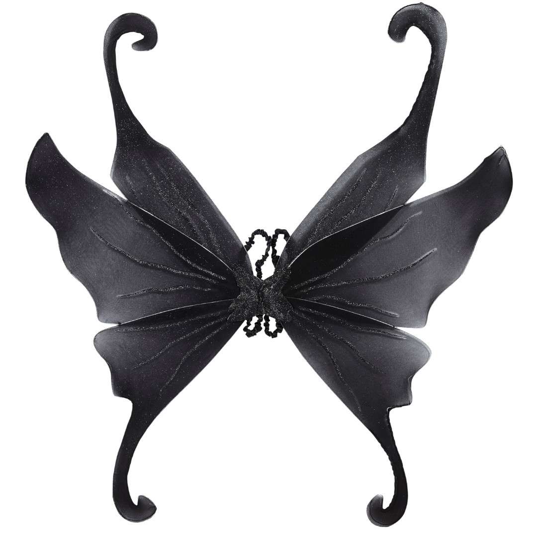 Skrzydła Mrocznej Wróżki - Halloween czarny Widmann 95x110 cm
