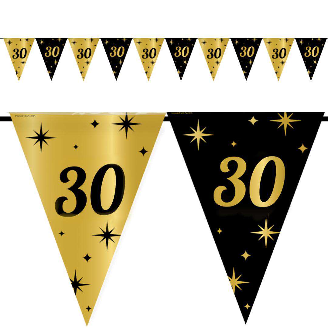 Baner flagi 30 urodziny - Classy Party 10m PD-Party