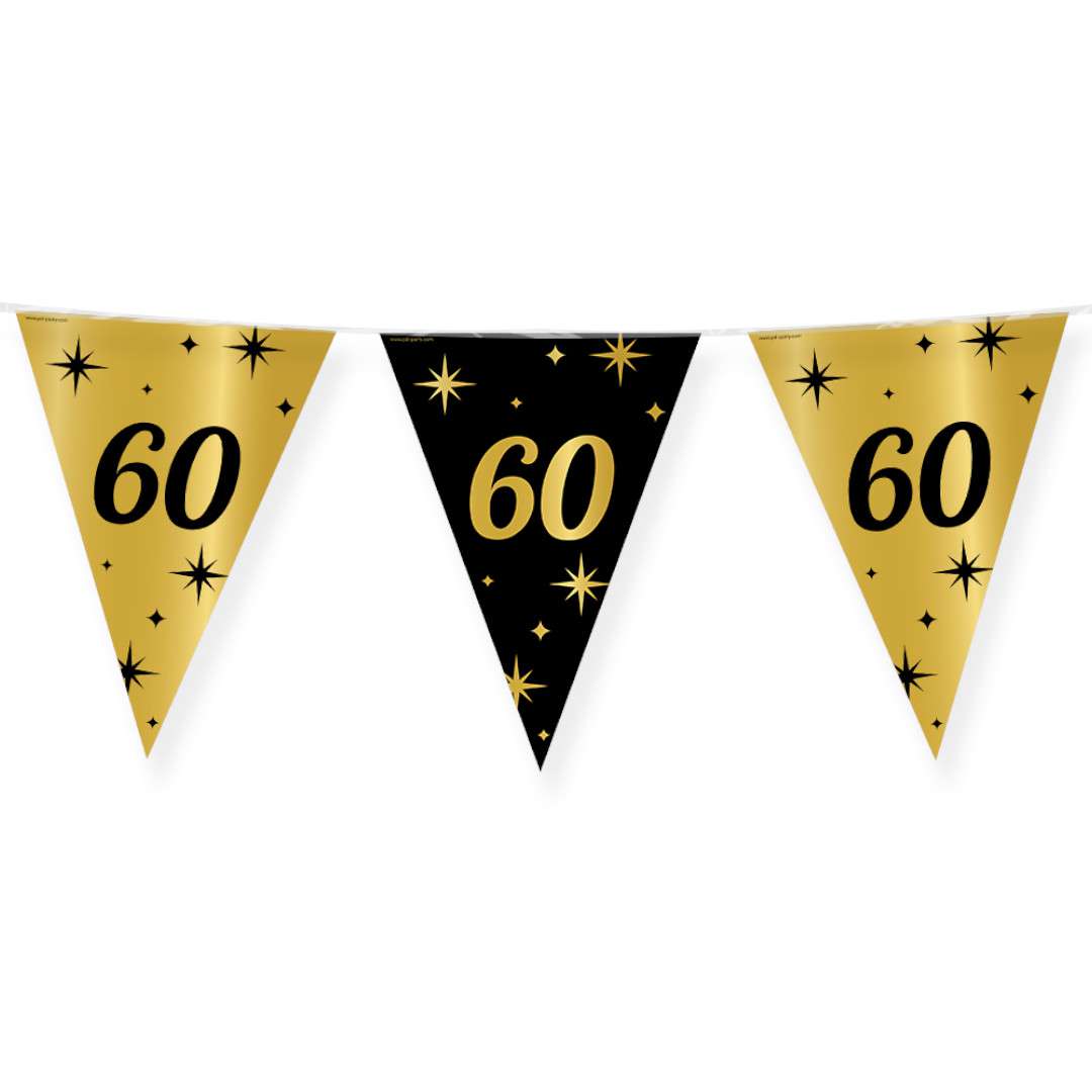 Baner flagi 60 urodziny - Classy Party 10m PD-Party