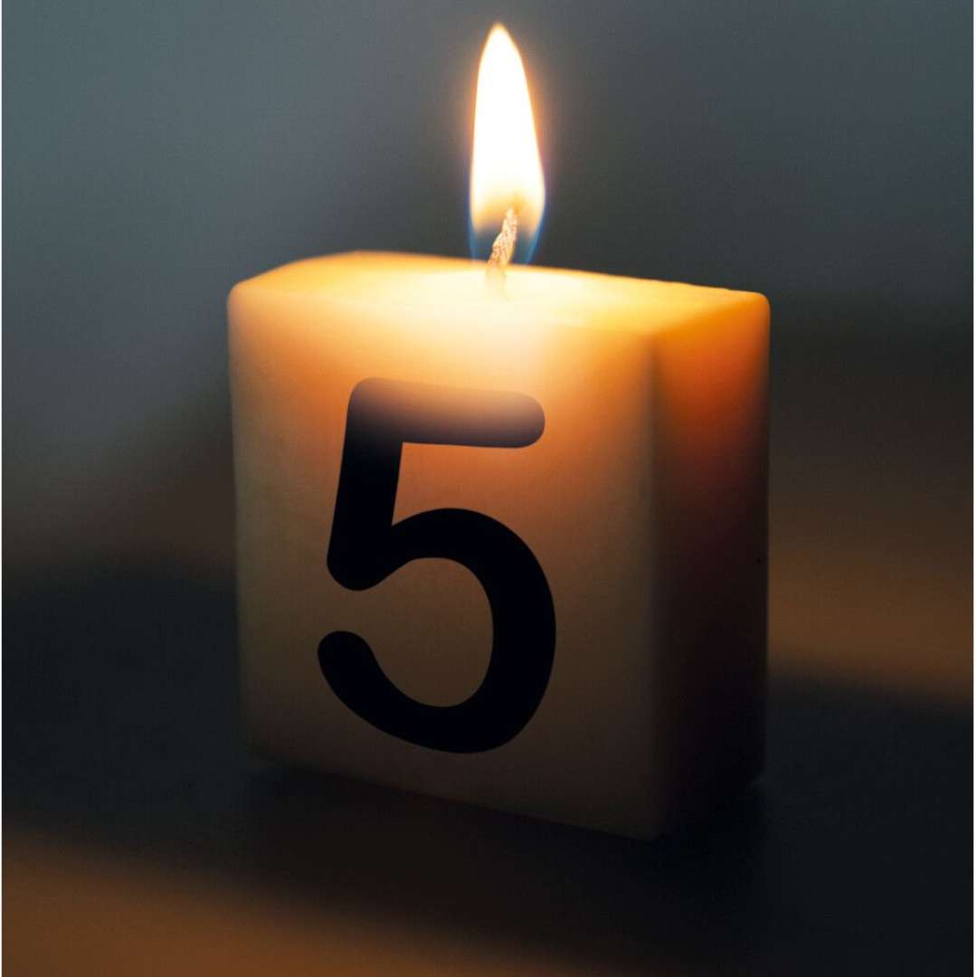 _xx_Letter candle - 5