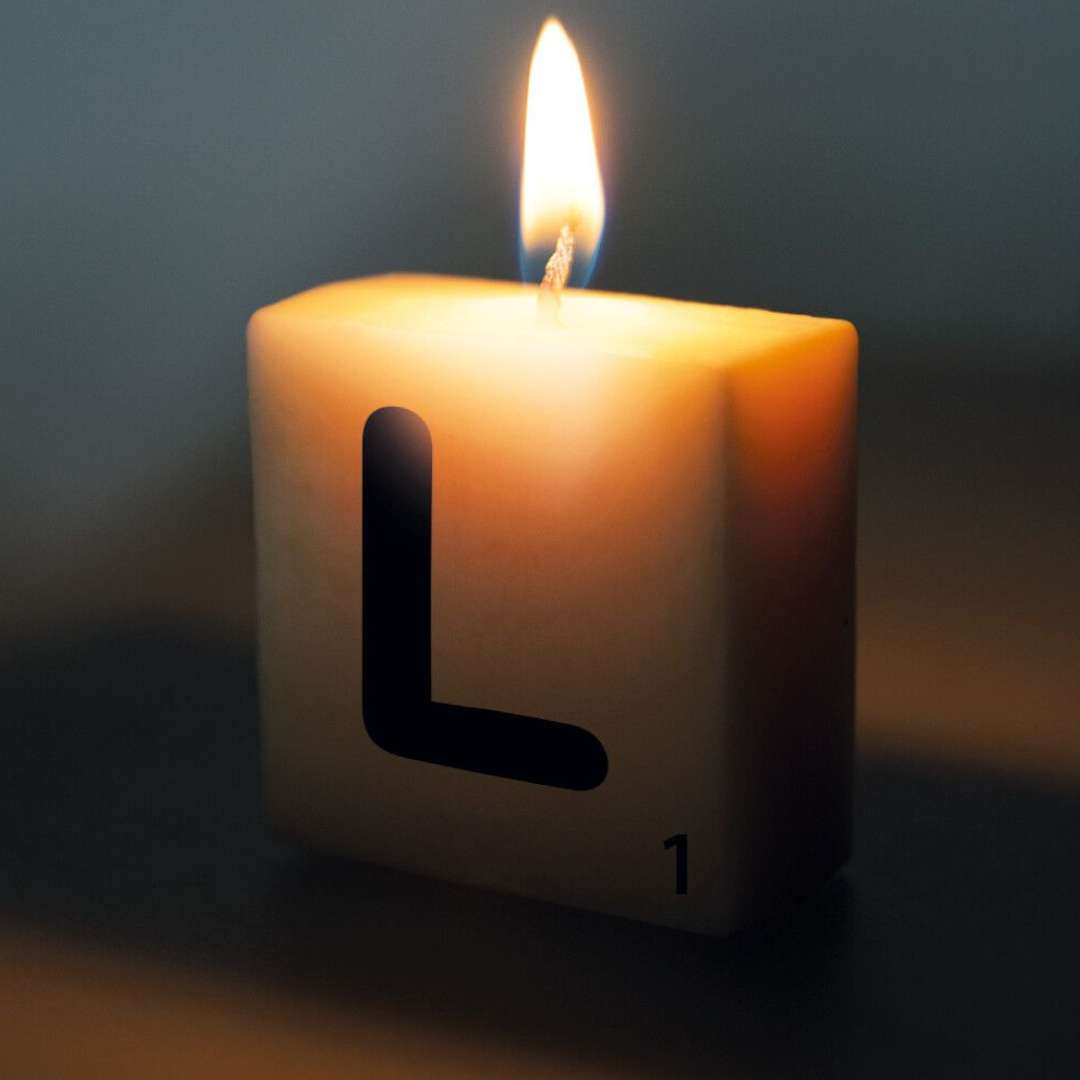 _xx_Letter candle - L