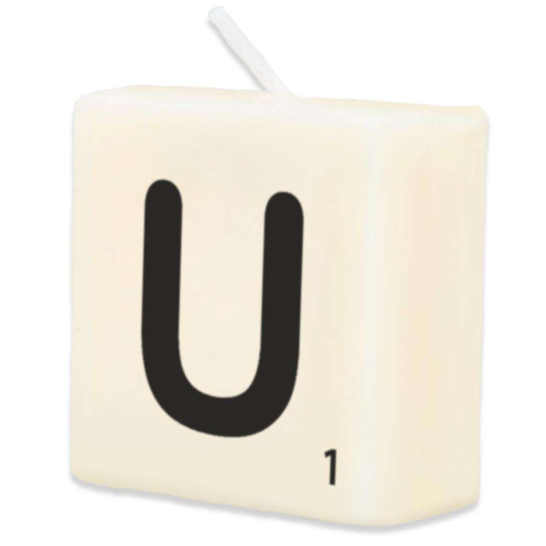 _xx_Letter candle - U