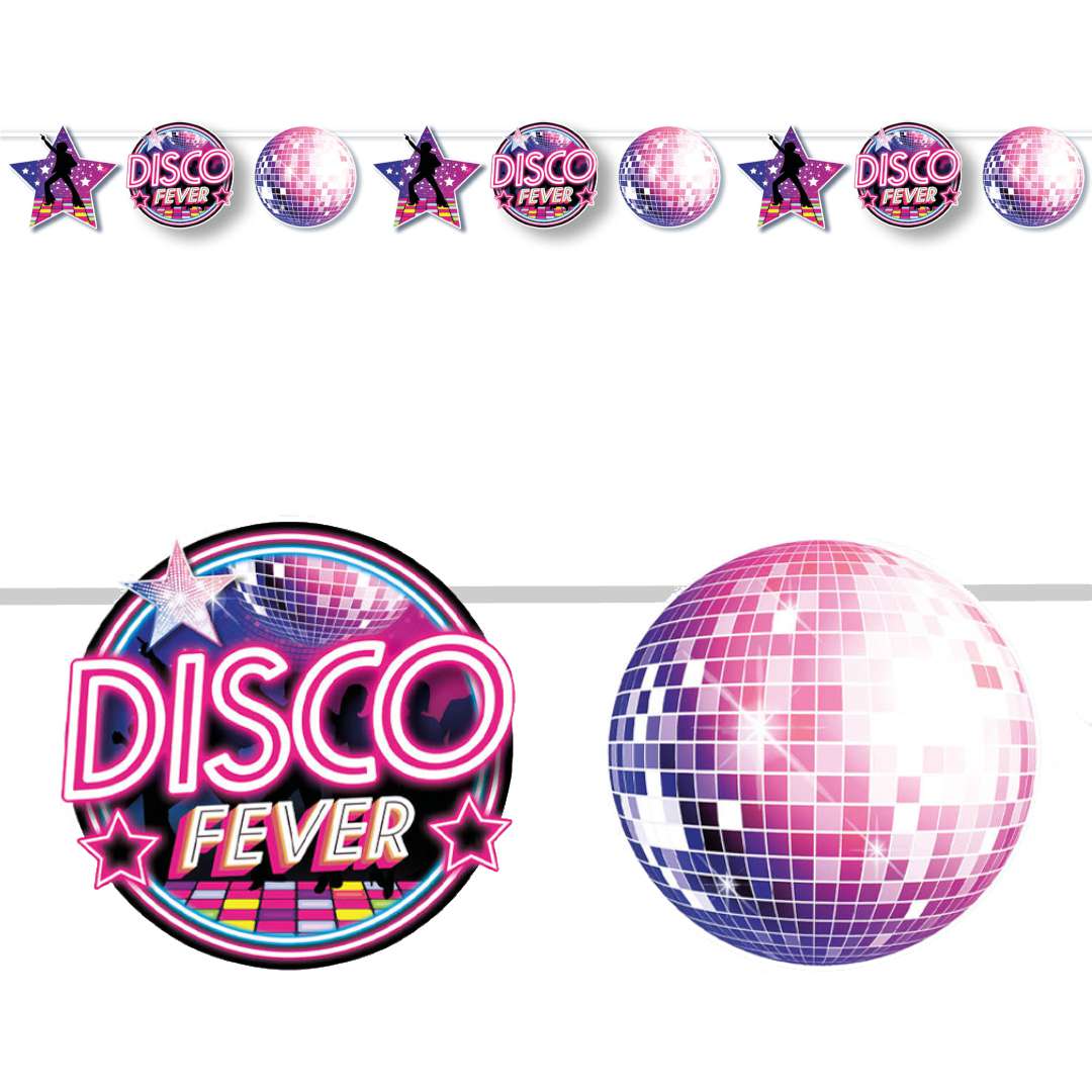 Baner Disco Fever - Lata 80 Guirca 3 m