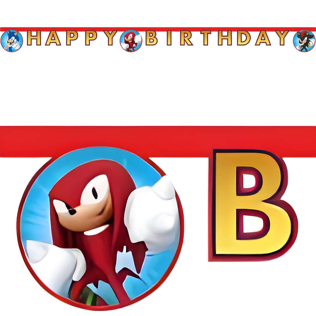 _xx_Banner Sonic - Happy Birthday