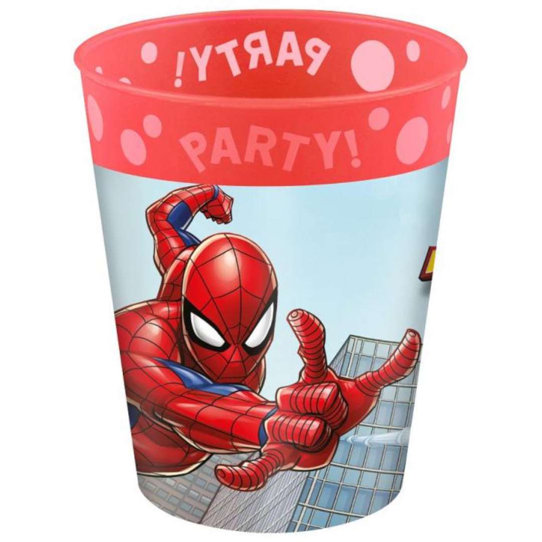 _xx_Kubek wielokrotnego użytku Spiderman Crime Fighter Decorata Party Marvel 1 szt.