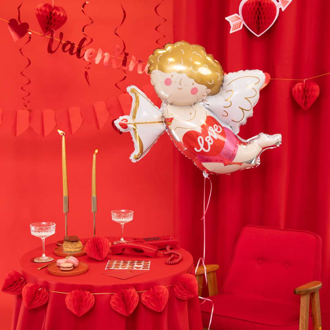 Balon foliowy Amorek z Sercem Love PartyPal 36 SHP
