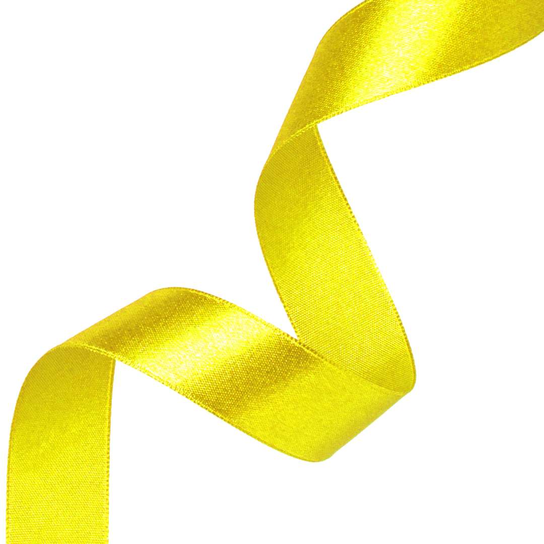 Tasiemka satynowa Classic żółty PartyPal 38 mm 23 m