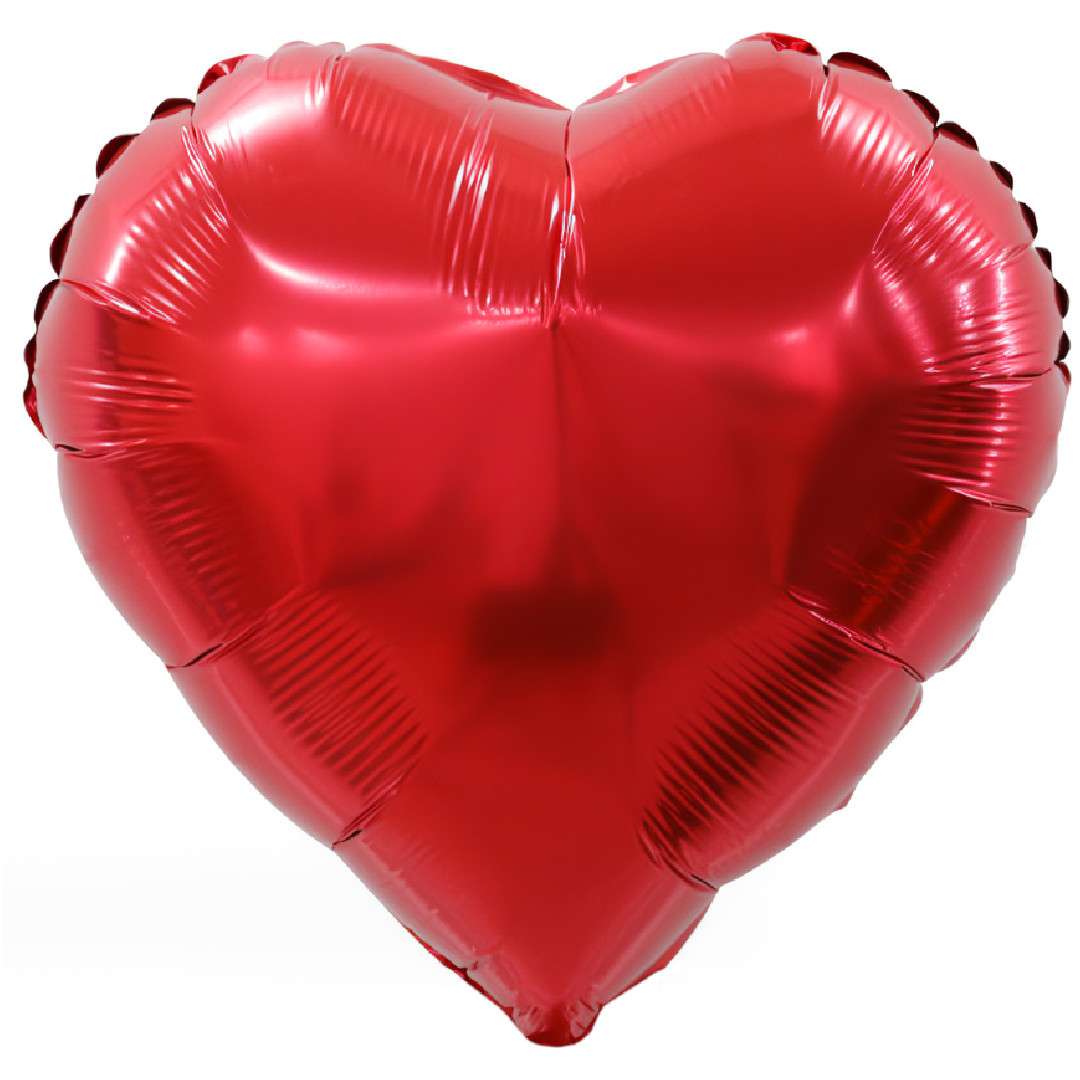 Balon foliowy Serce czerwony 7&7 18 HRT