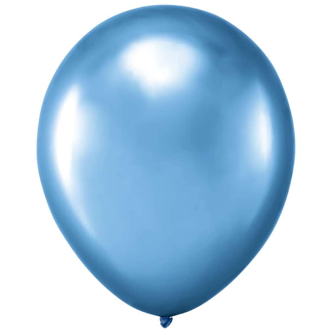 Balony Chrom niebieski PartyPal 10 50 szt