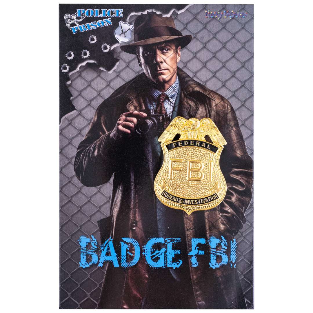 Odznaka FBI - Agent złoty FunnyFashion
