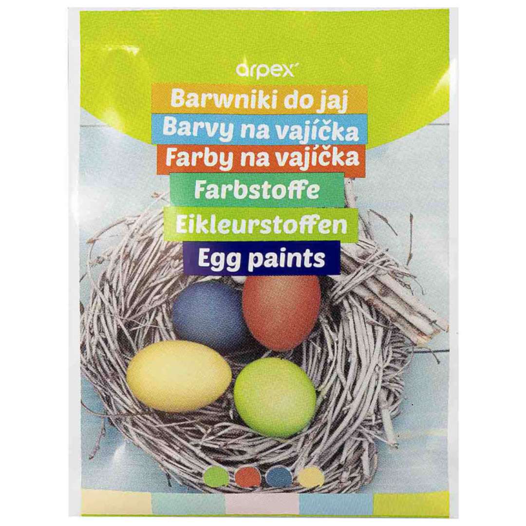 Barwniki do jajek Classic - 4 kolory Arpex