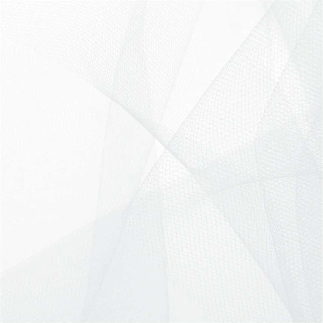 Tiul Gładki biały PartyPal 015 x 9 m