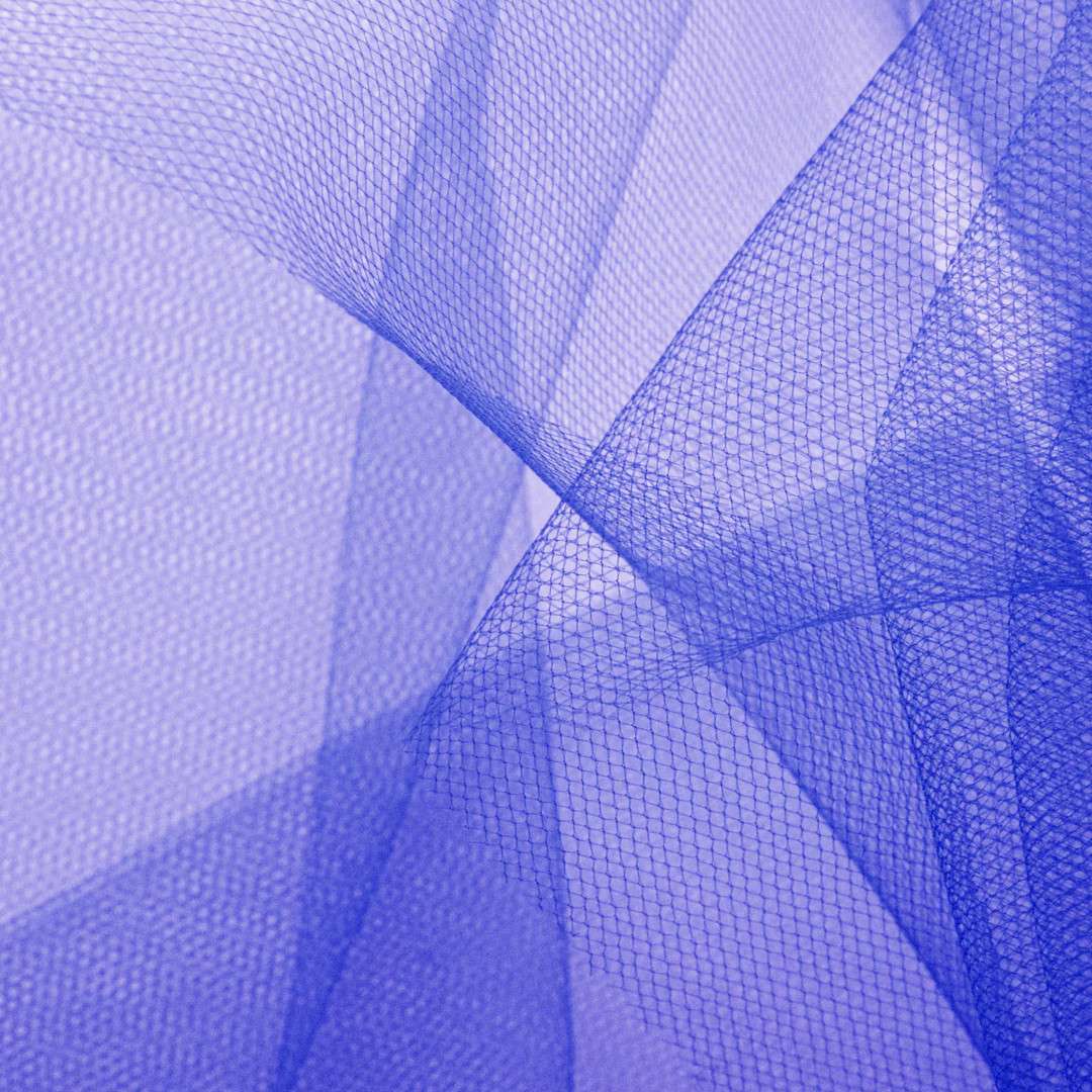 Tiul Gładki niebieski ciemny PartyPal 015 x 9 m