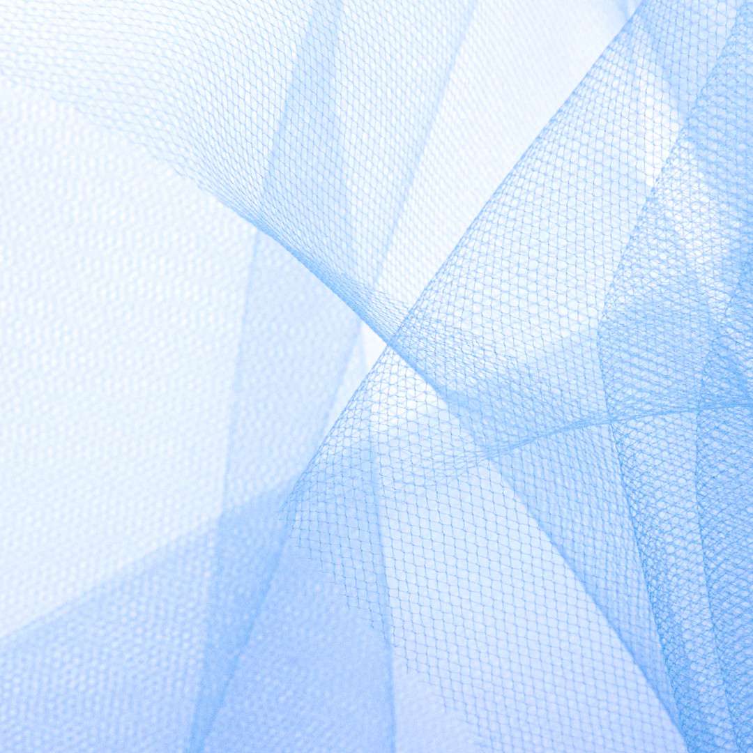 Tiul Gładki niebieski PartyPal 015 x 9 m