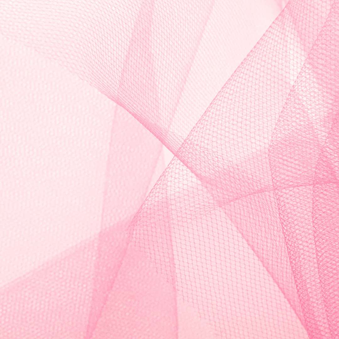 Tiul Gładki różowy pudrowy PartyPal 03 x 9 m