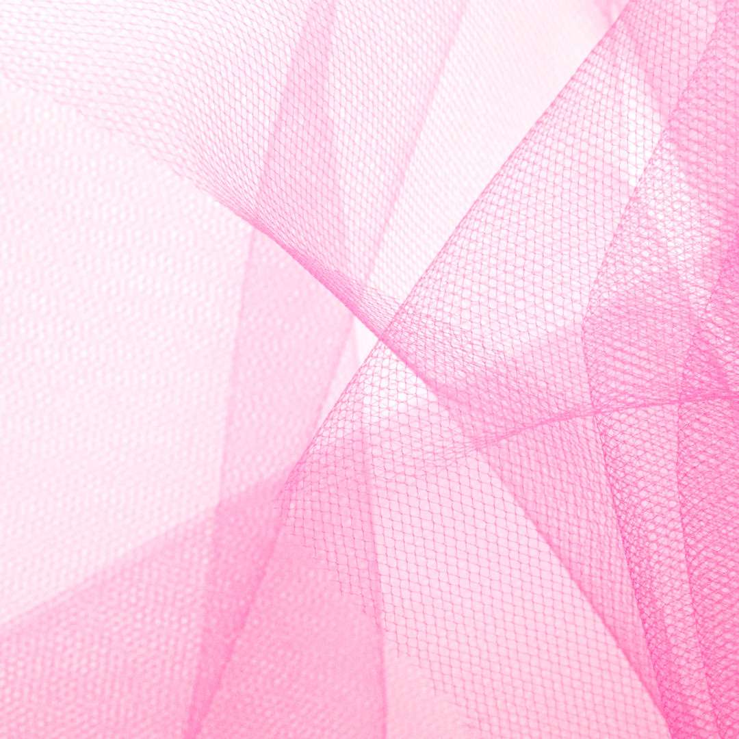 Tiul Gładki różowy PartyPal 015 x 9 m