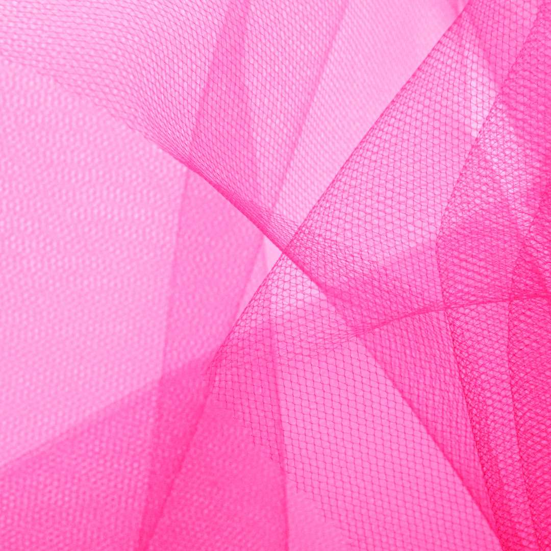 Tiul Gładki różowy ciemny PartyPal 015 x 9 m