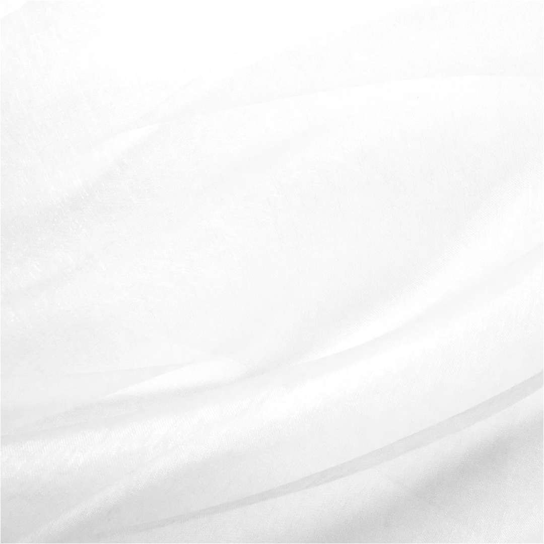 Organza Gładka biały PartyPal 016 x 9 m