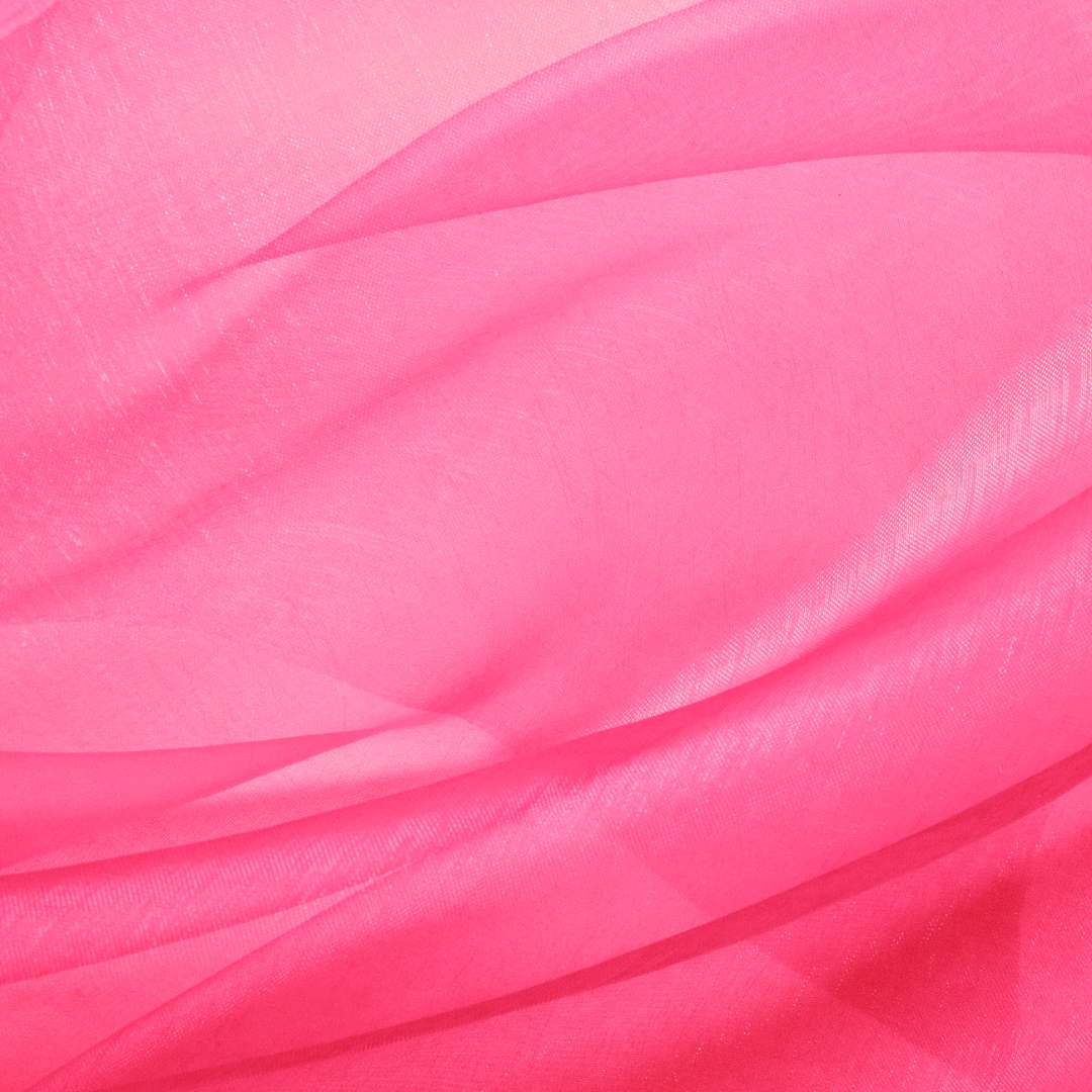 Organza Gładka - Neonowa różowy PartyPal 036 x 9 m