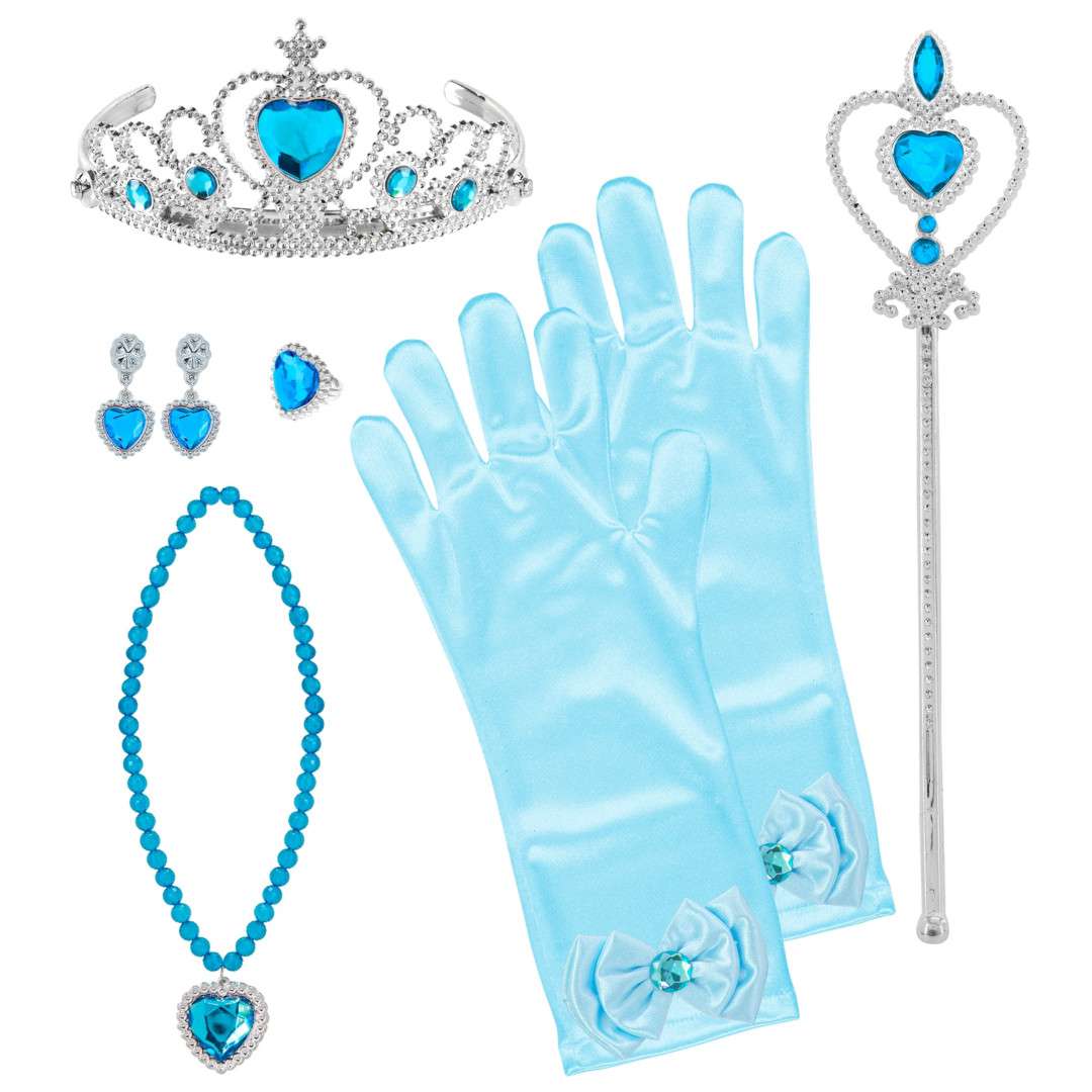 _xx_PRINCESS SET (tiara gloves necklace earri
