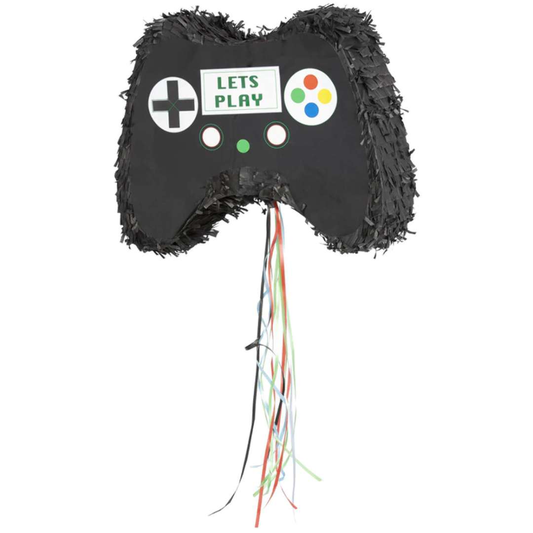 Piniata Kontroler Playstation - Lets Play czarny Smiffys 41 x 33 cm