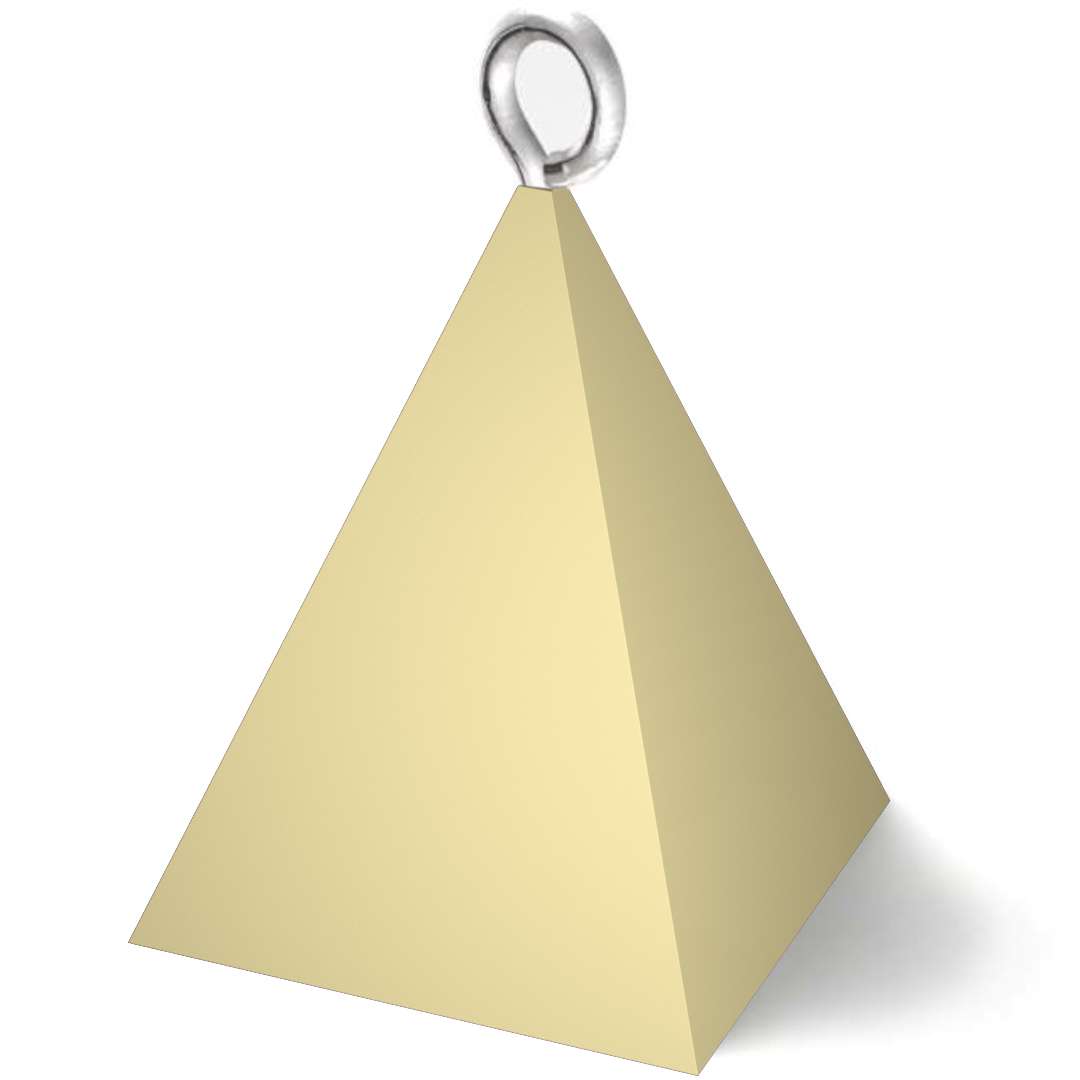 Obciążnik do balonów Piramidka Pastel waniliowy 65g