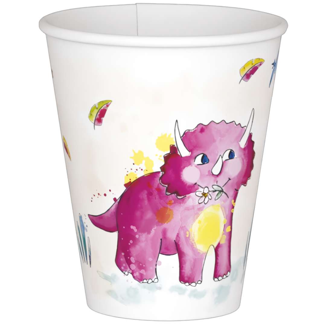 _xx_C&L Paper cup - pack of 8 - Dinosaurs
