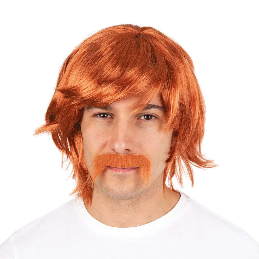 _xx_Biker wig and moustache - ginger